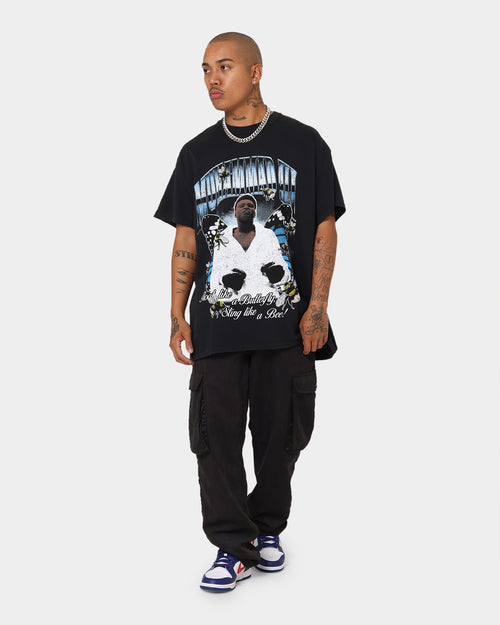 Goat Crew X Muhammad Ali Butterfly Vintage T-Shirt Black Wash