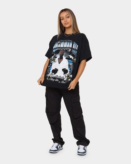 Goat Crew X Muhammad Ali Butterfly Vintage T-Shirt Black Wash