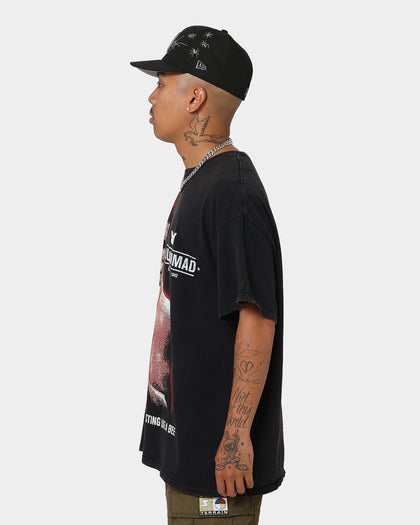 Goat Crew X Muhammad Ali Slogan T-Shirt Black Wash