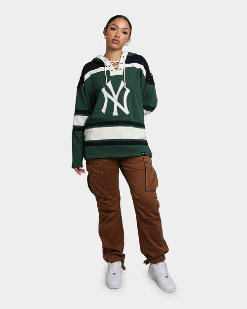 47 Brand New York Yankees Superior Lacer Hoodie Dark Green