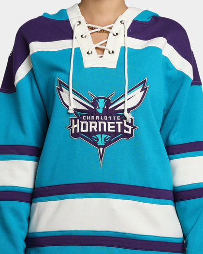 47 Brand Charlotte Hornets Superior Lacer Hoodie Neptune