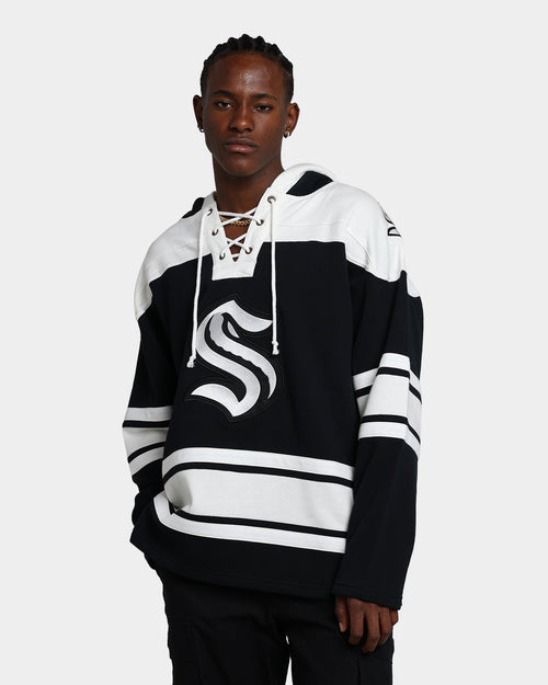 47 Brand Seattle Kraken Superior Lacer Hoodie Jet Black