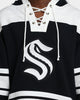 47 Brand Seattle Kraken Superior Lacer Hoodie Jet Black
