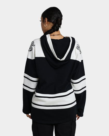 47 Brand Seattle Kraken Superior Lacer Hoodie Jet Black