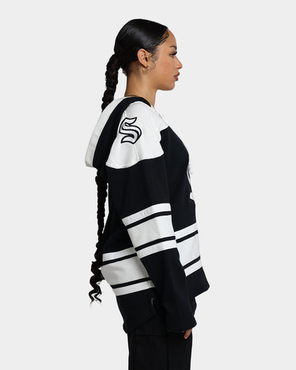 47 Brand Seattle Kraken Superior Lacer Hoodie Jet Black