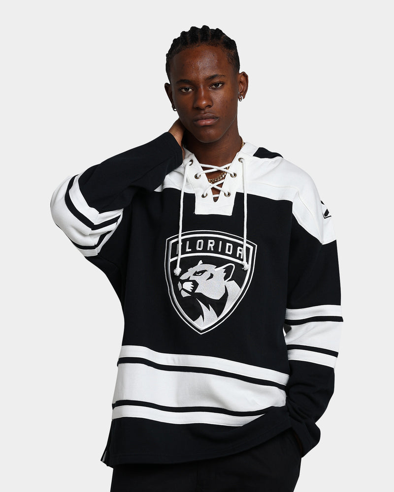 Florida Panthers Cream Palm Tree Lacer Hood Sweatshirt