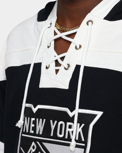 47 Brand New York Rangers Superior Lacer Hoodie Jet Black
