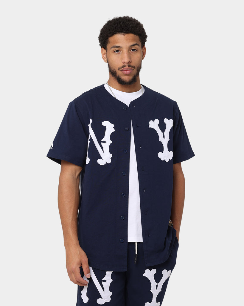 New York Yankees Women's Oversized Long Sleeve Ombre Spirit Jersey T-Shirt  - Navy