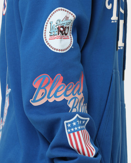 Majestic Athletic Los Angeles Dodgers Puff Print Patch Hoodie Royal