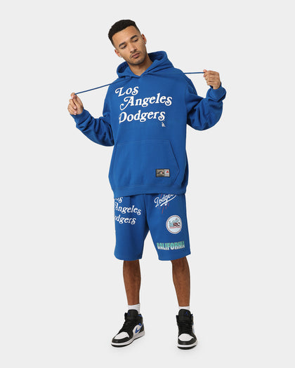 Majestic Athletic Los Angeles Dodgers Puff Print Patch Hoodie Royal