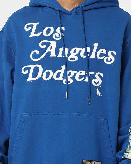 Majestic Athletic Los Angeles Dodgers Puff Print Patch Hoodie Royal