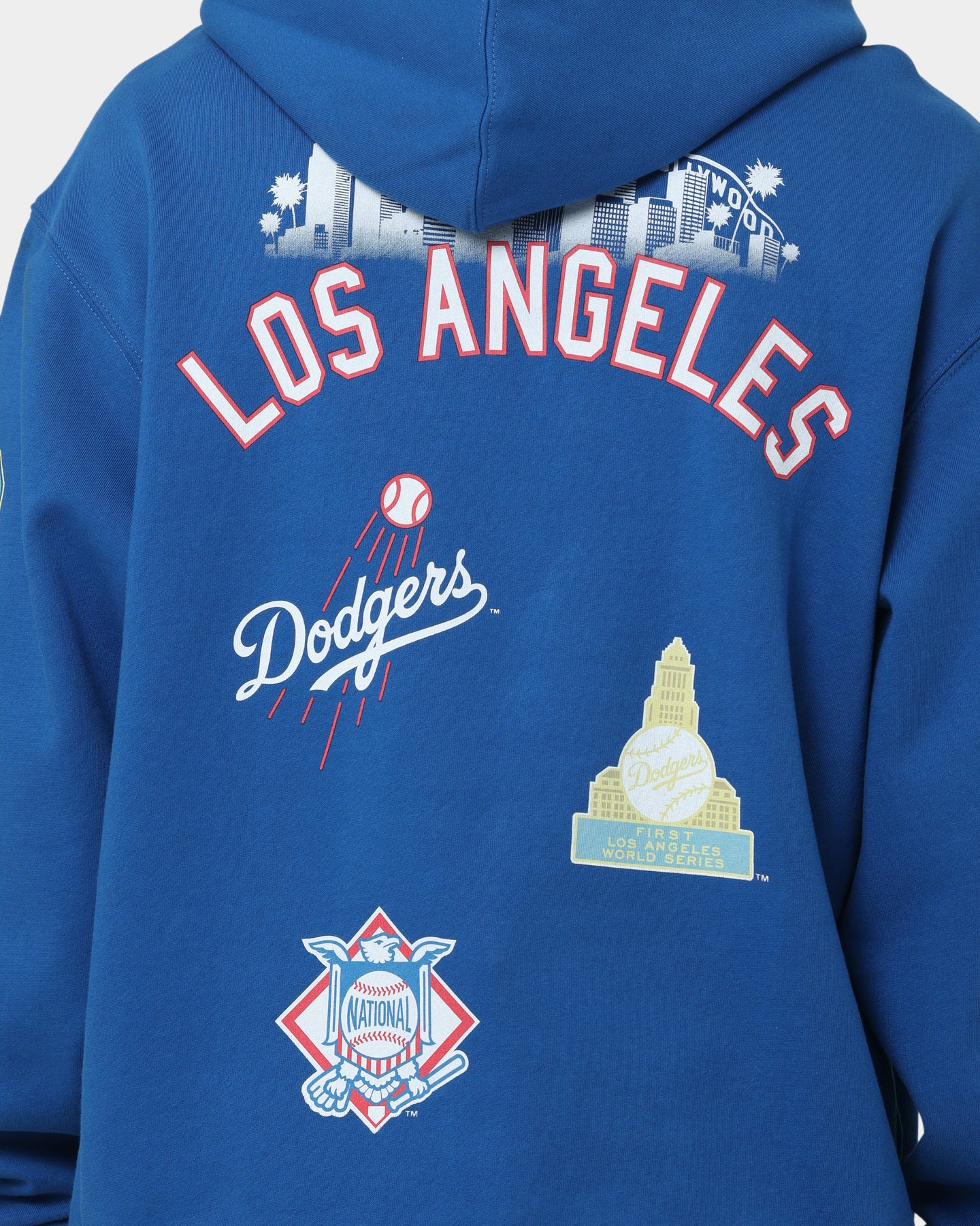 Majestic Athletic Los Angeles Dodgers Puff Print Patch Hoodie