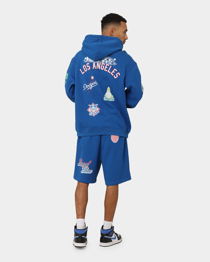 Majestic Athletic Los Angeles Dodgers Puff Print Patch Hoodie Royal