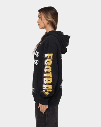 Majestic Athletic Las Vegas Raiders Puff Print Patch Hoodie Faded Black