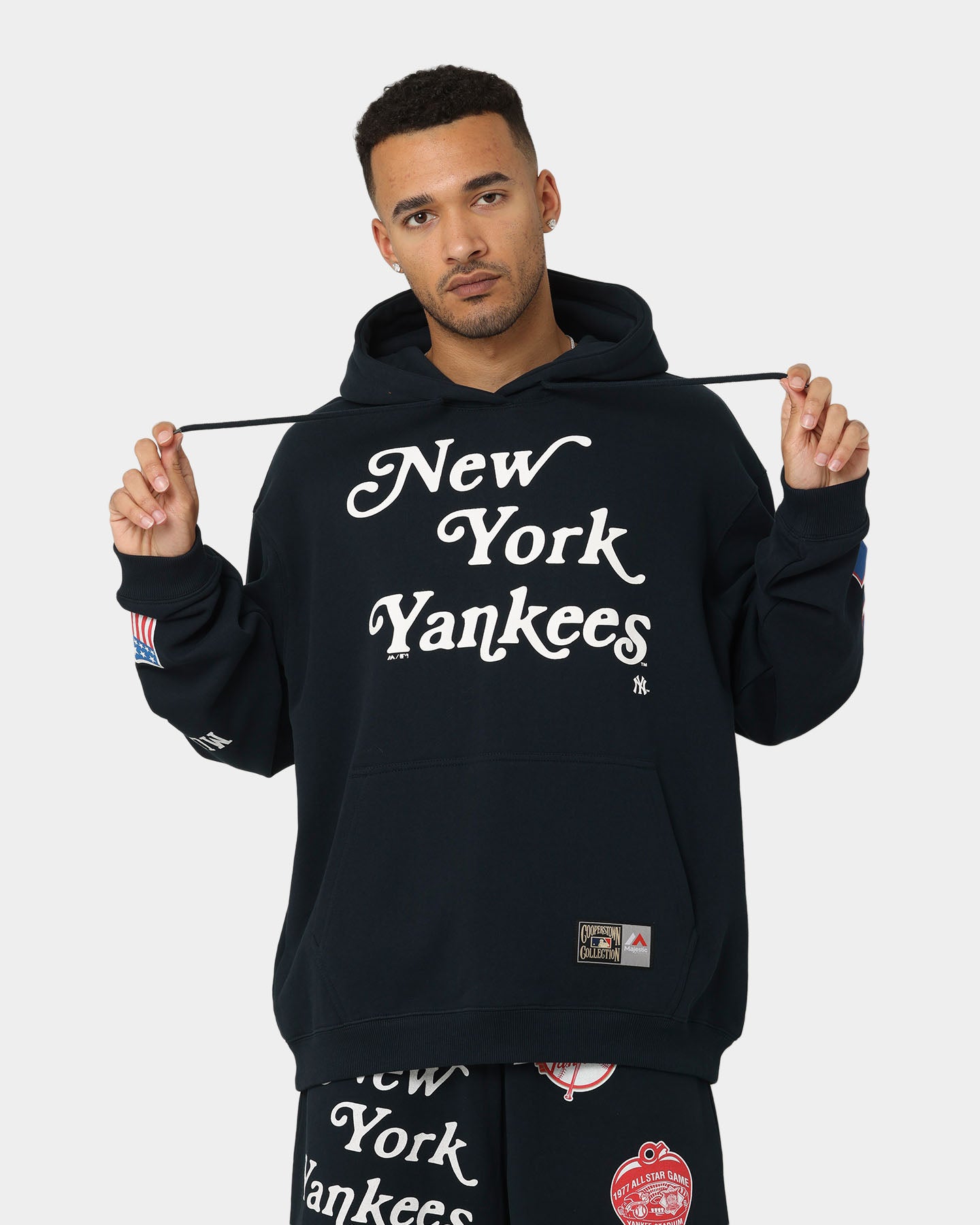 Majestic Athletic New York Yankees Puff Print Patch Hoodie