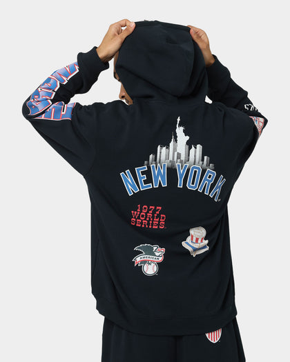 Majestic Athletic New York Yankees Puff Print Patch Hoodie True Navy