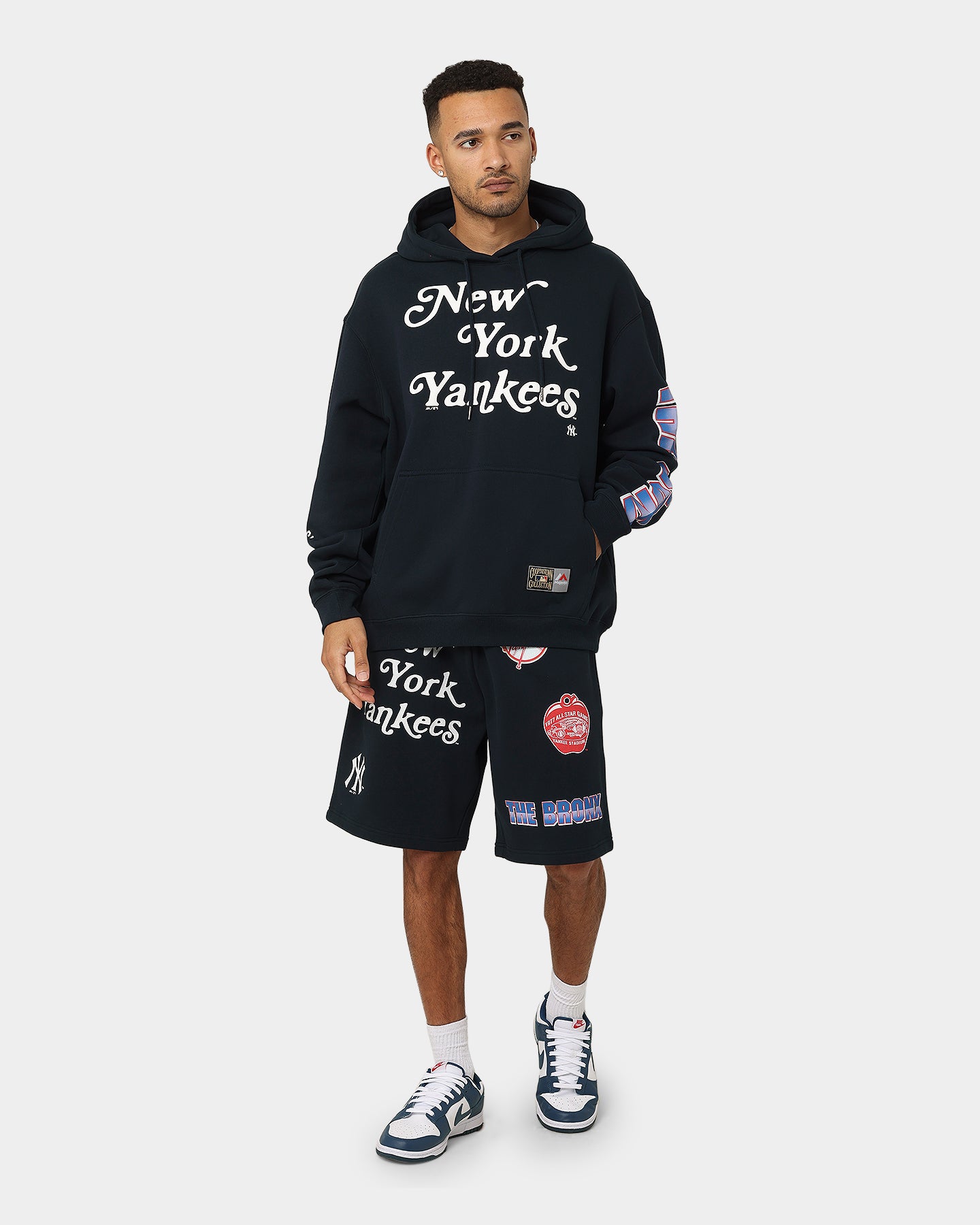 Majestic Athletic New York Yankees Puff Print Patch Hoodie True