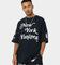 Majestic Athletic New York Yankees Puff Print Patch Oversized T-Shirt True Navy