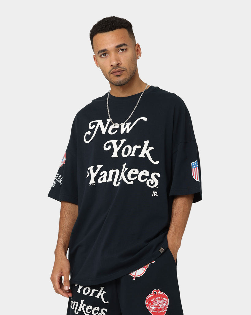 Cotton T-shirt with Yankees™ patch in pink