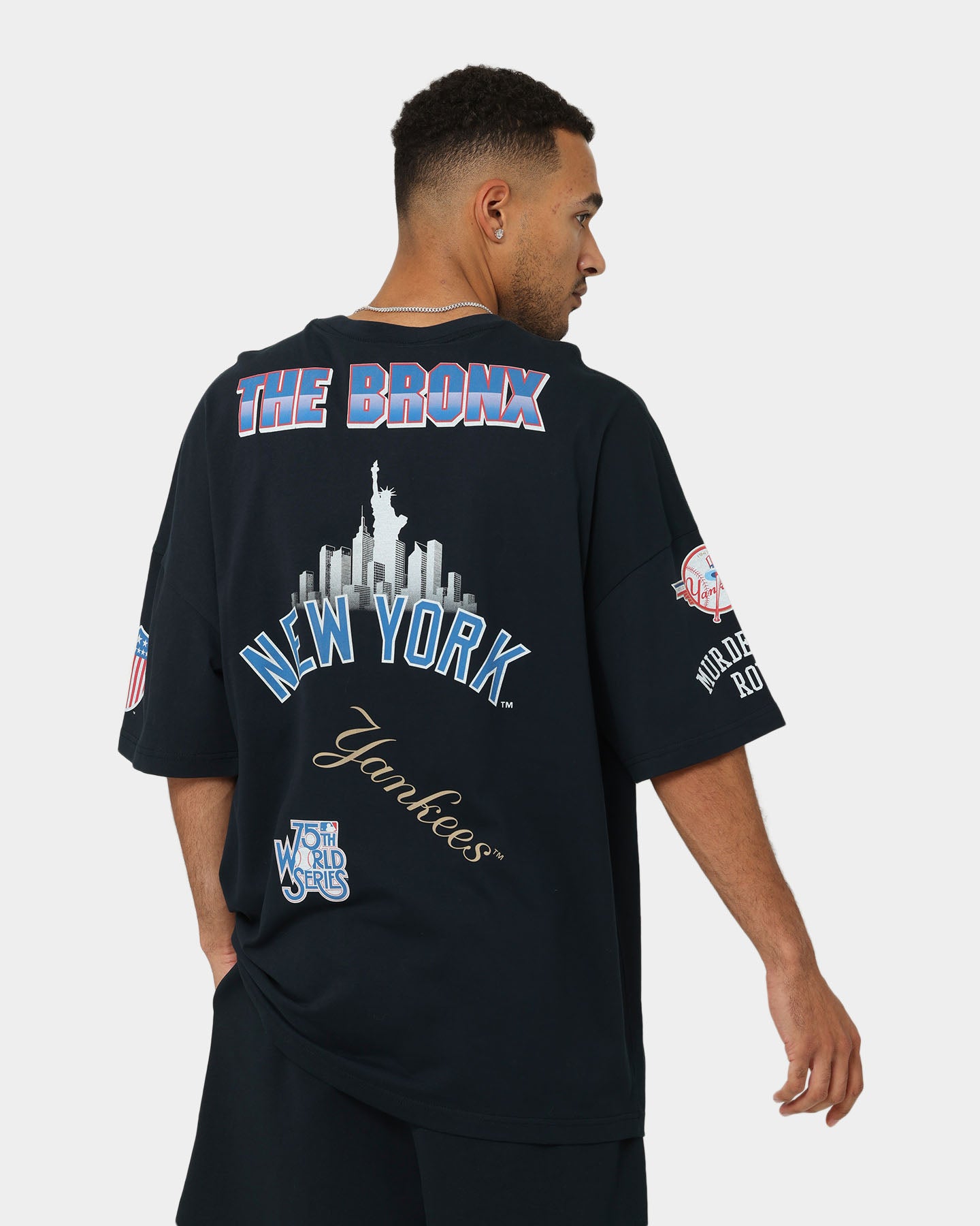 Majestic Athletic New York Yankees Puff Print Patch Oversized T
