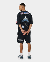 Majestic Athletic New York Yankees Puff Print Patch Oversized T-Shirt True Navy