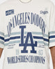 Majestic Athletics Los Angeles Dodgers Champion Arch Stripe Oversized T-Shirt Optic White