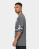 Majestic Athletic New York Yankees Champion Arch Stripe Oversized T-Shirt Gunmetal Grey