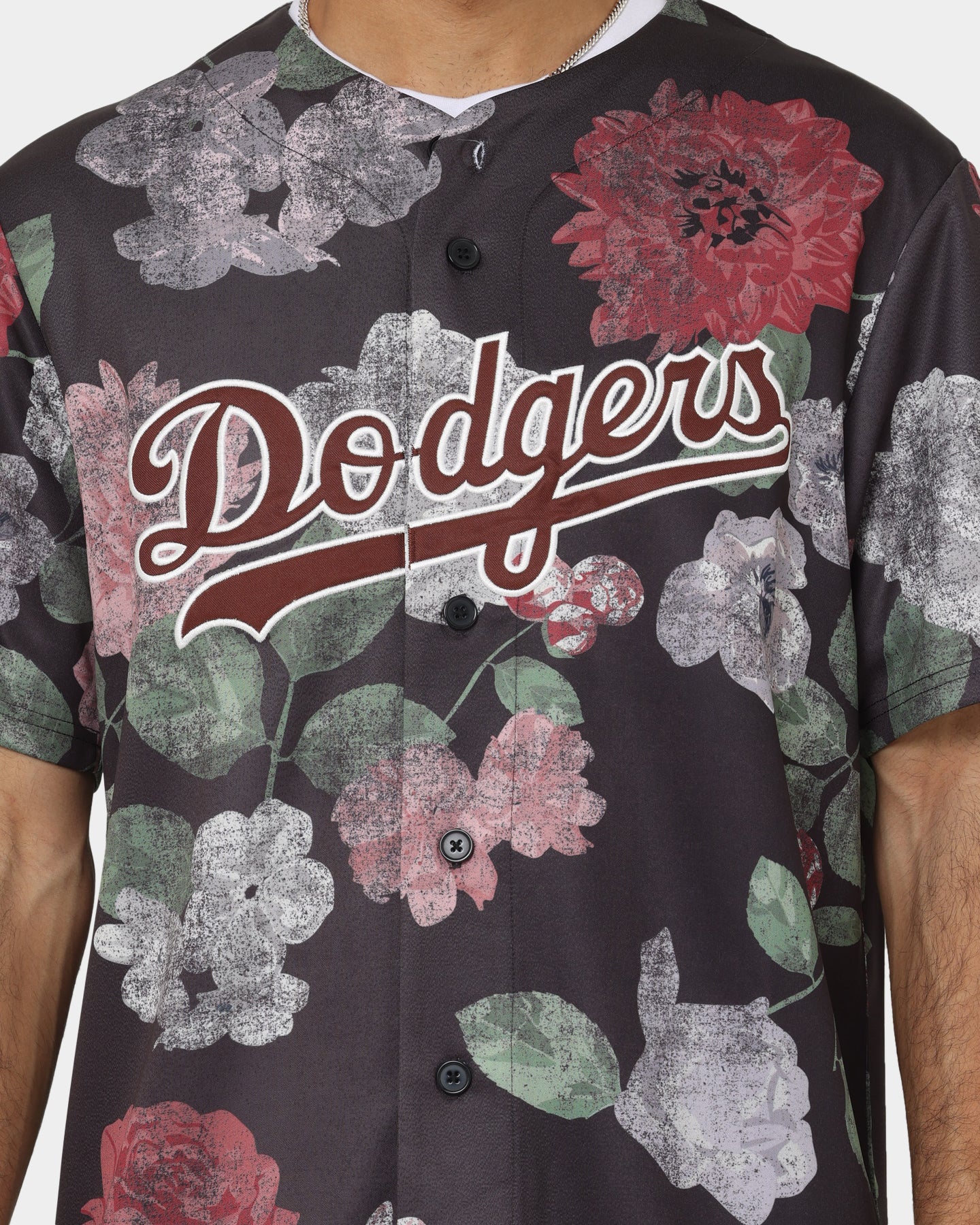 Los Angeles Dodgers 限定ユニフォーム 花柄 Mサイズ Majestic Athletic Los Angeles Dodgers Floral Wordmark Rep Jersey