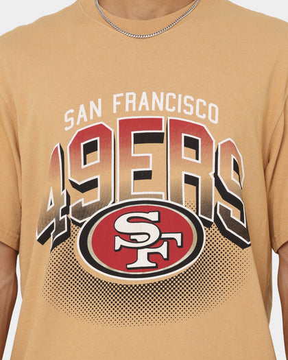 Majestic Athletic San Francisco 49ers Vintage Arch T-Shirt Tan