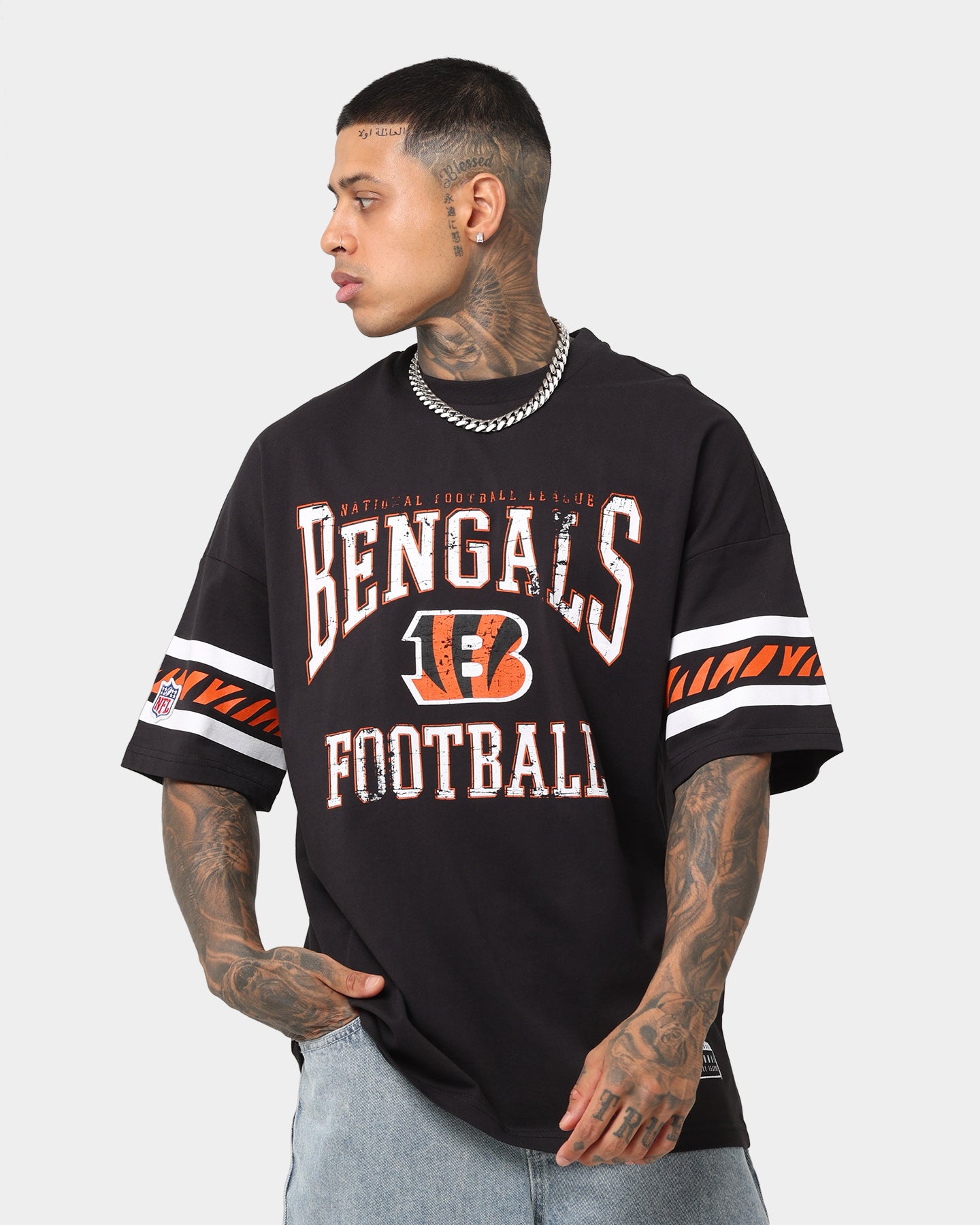 Majestic Athletic Cincinnati Bengals Sport Stripe Oversized