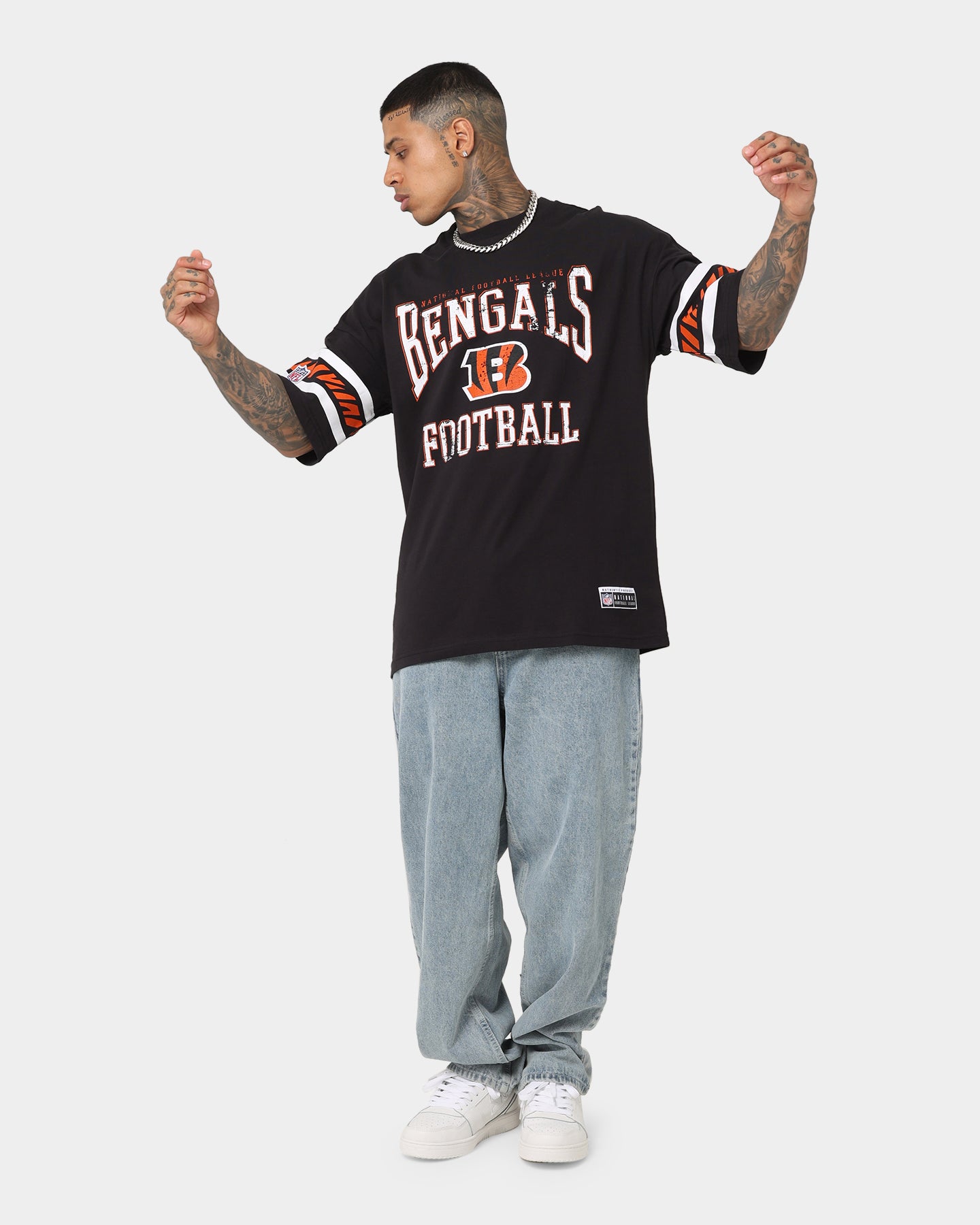 Majestic Athletic Cincinnati Bengals Sport Stripe Oversized