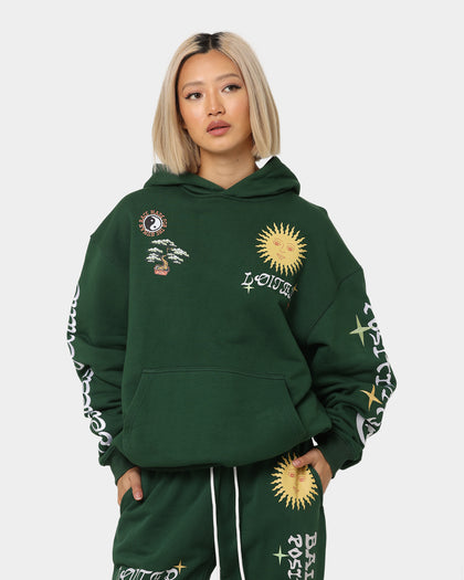 Loiter Peace Walker Hoodie Green