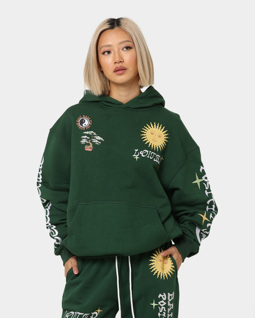 Loiter Peace Walker Hoodie Green