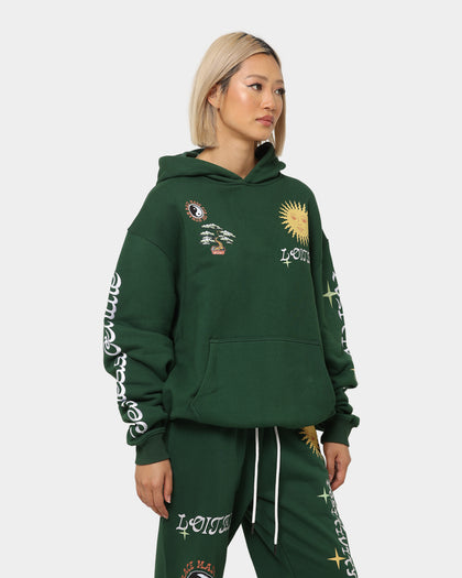 Loiter Peace Walker Hoodie Green