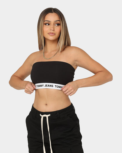 Tommy Jeans Women's TJW Logo Waistband Bandeau Black