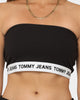 Tommy Jeans Women's TJW Logo Waistband Bandeau Black
