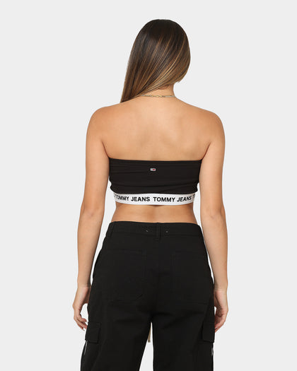 Tommy Jeans Women's TJW Logo Waistband Bandeau Black
