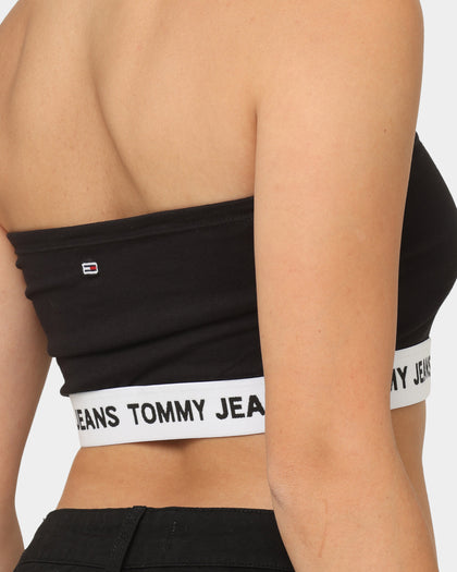 Tommy Jeans Women's TJW Logo Waistband Bandeau Black