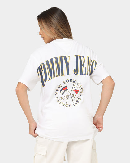 Tommy Jeans Women's TJW Oversized Modern Prep 2 T-Shirt White