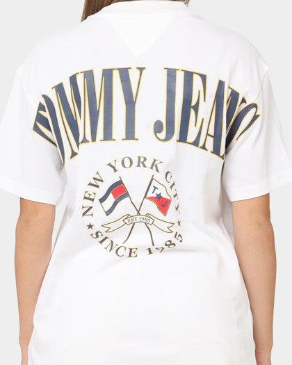 Tommy Jeans Women's TJW Oversized Modern Prep 2 T-Shirt White