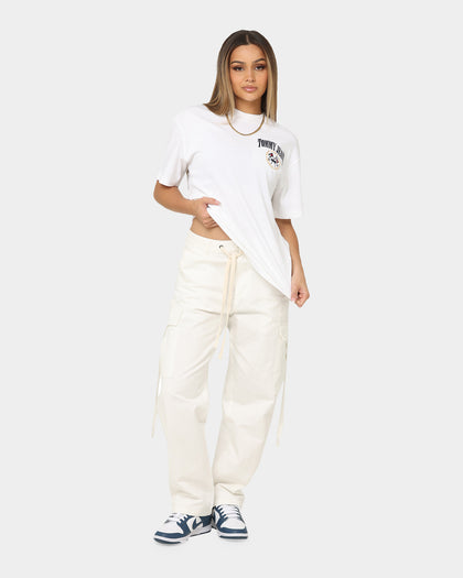 Tommy Jeans Women's TJW Oversized Modern Prep 2 T-Shirt White
