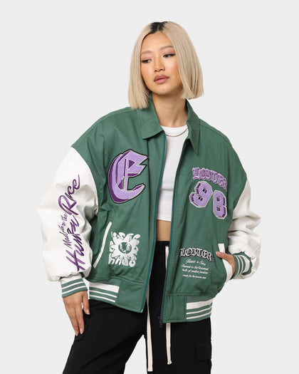 Loiter Ethereal Varsity Jacket Green