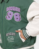 Loiter Ethereal Varsity Jacket Green