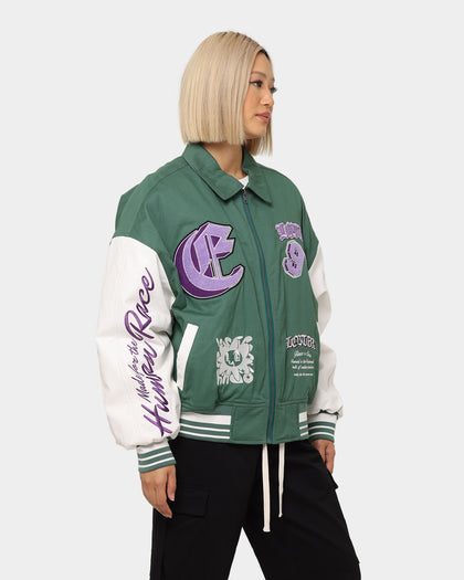 Loiter Ethereal Varsity Jacket Green