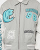 Loiter Ethereal Varsity Jacket Light Grey