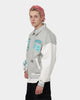 Loiter Ethereal Varsity Jacket Light Grey