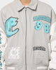 Loiter Ethereal Varsity Jacket Light Grey