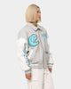 Loiter Ethereal Varsity Jacket Light Grey