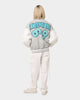 Loiter Ethereal Varsity Jacket Light Grey