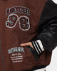 Loiter Ethereal Varsity Jacket Brown